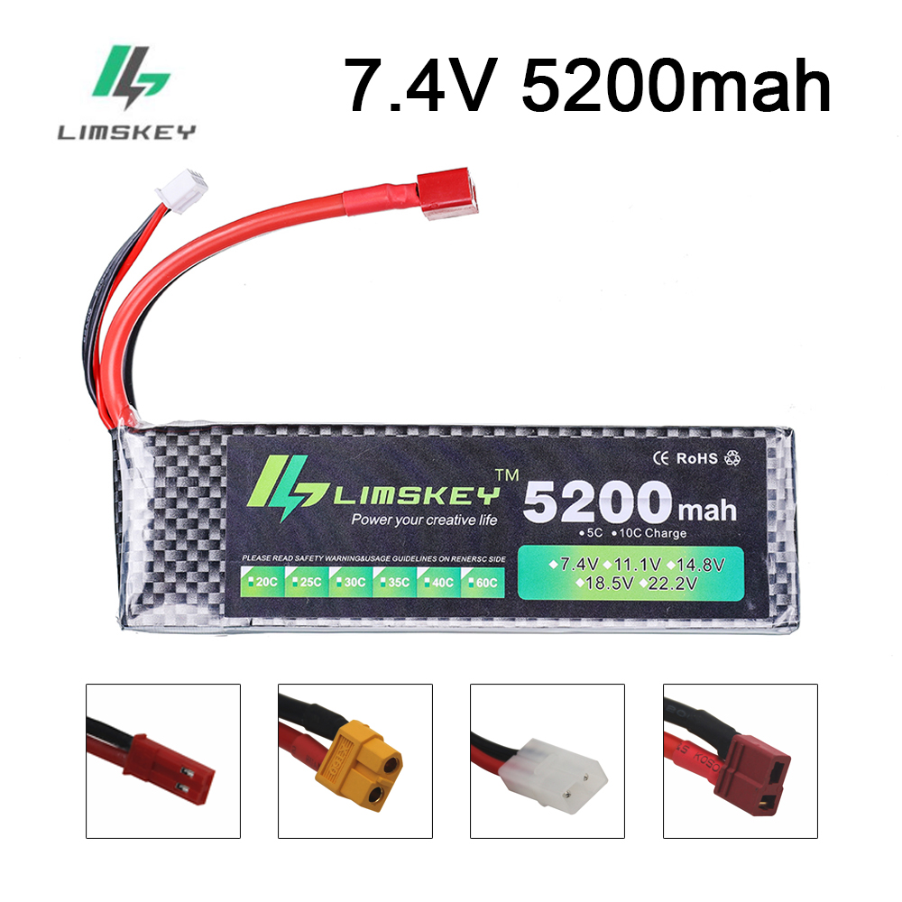 Dron Rc Quadcopter - Limskey bateria de energia 7.4v 5200mah