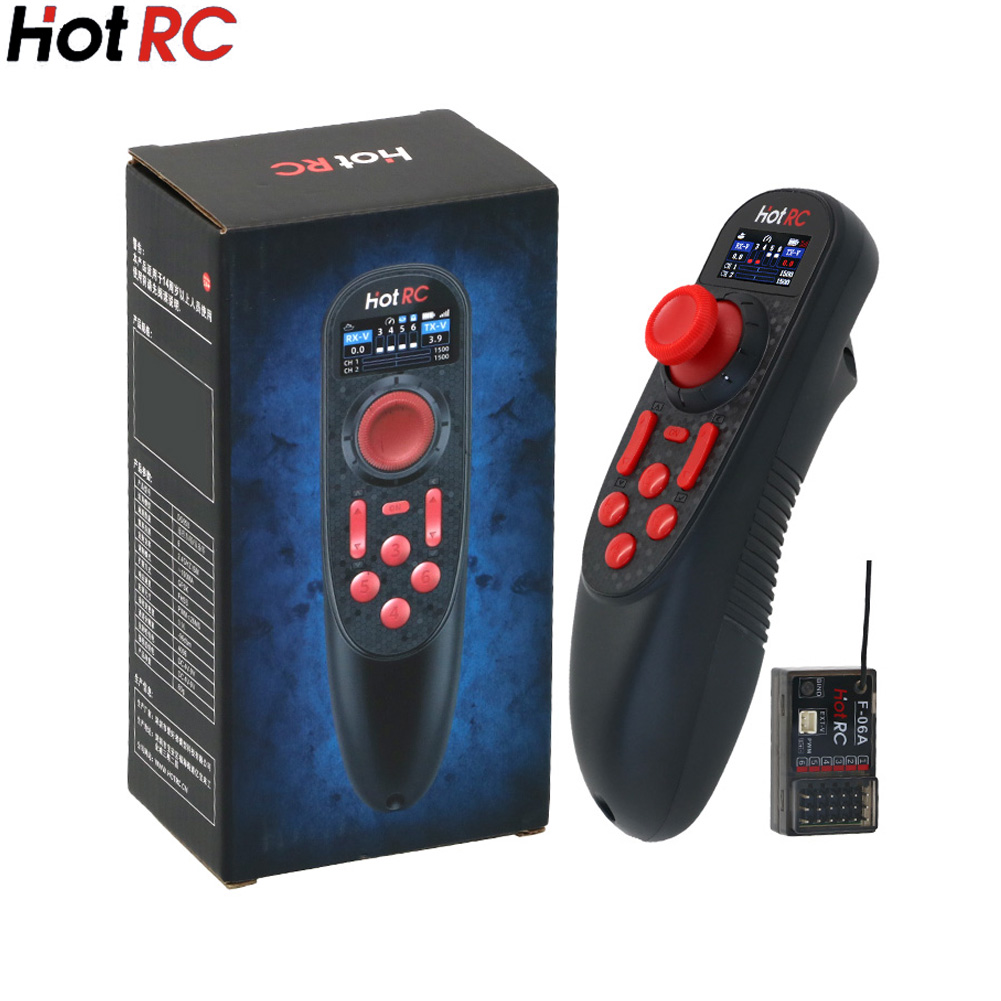 Joystick Rc Drone - Sistema de Rádio HOTRC DS-650 6CH