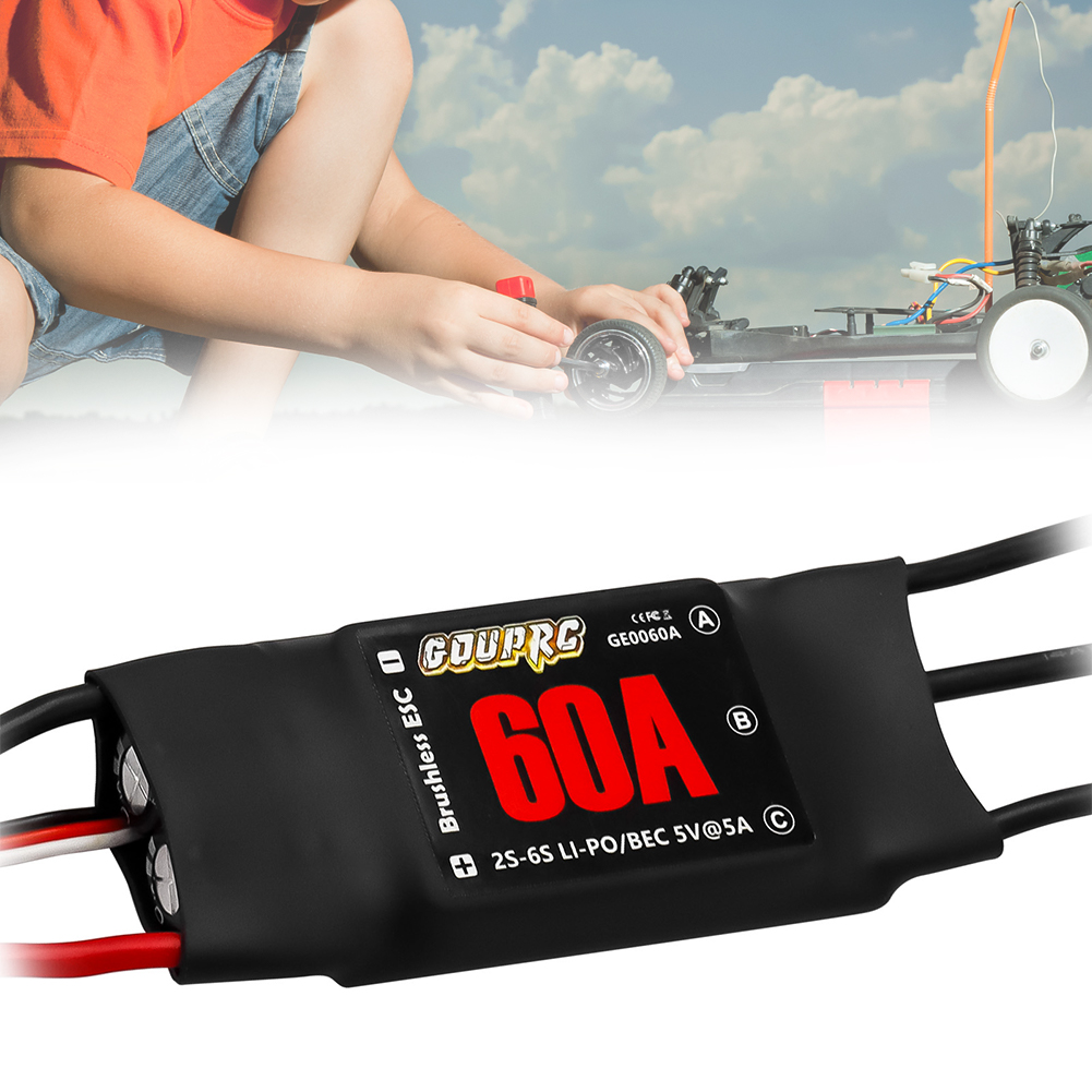 Drone Helicopter Rc - Controlador de Velocidade Elétrico Brushless 60A