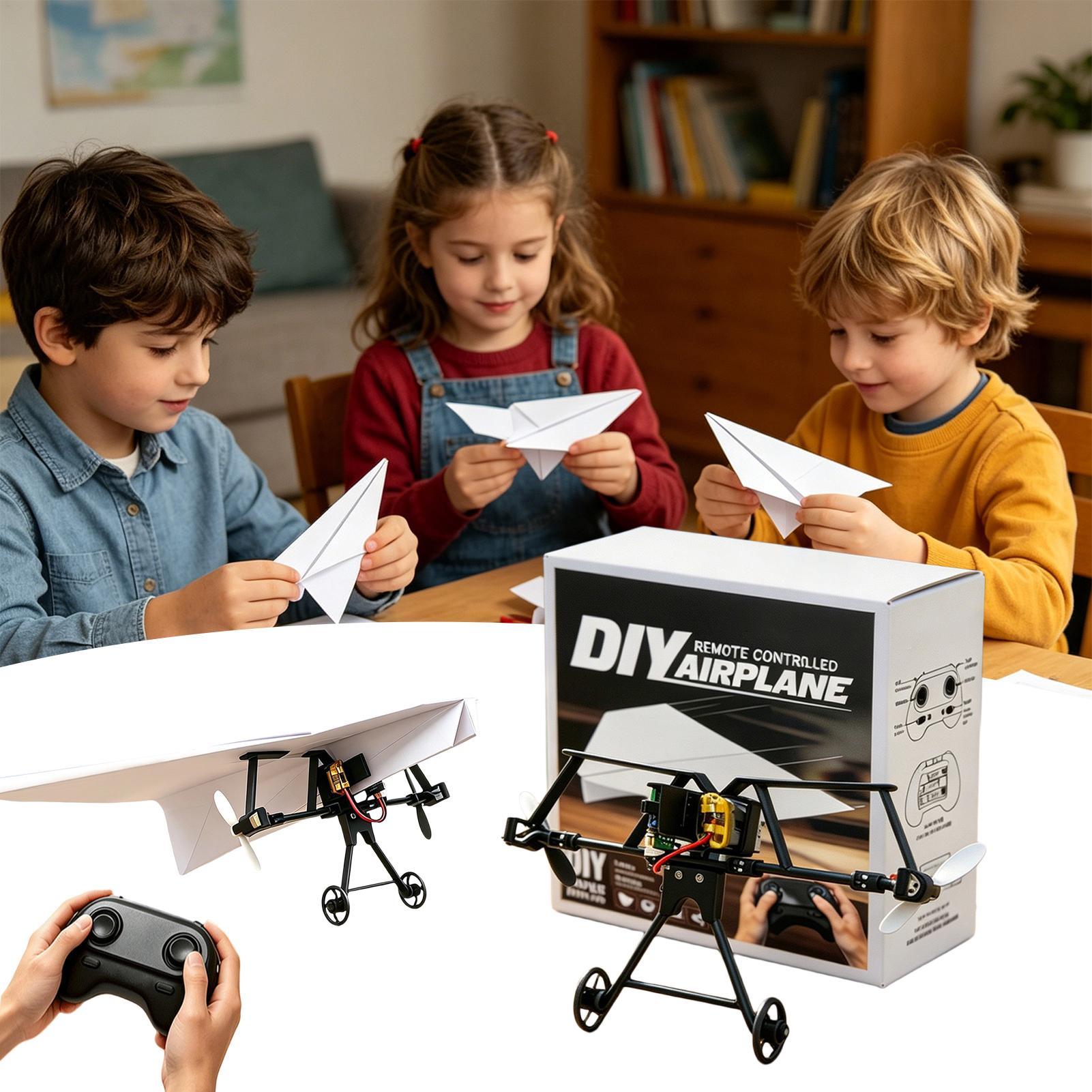 Drone Rc Aircraft - Kit de Avião de Papel RC