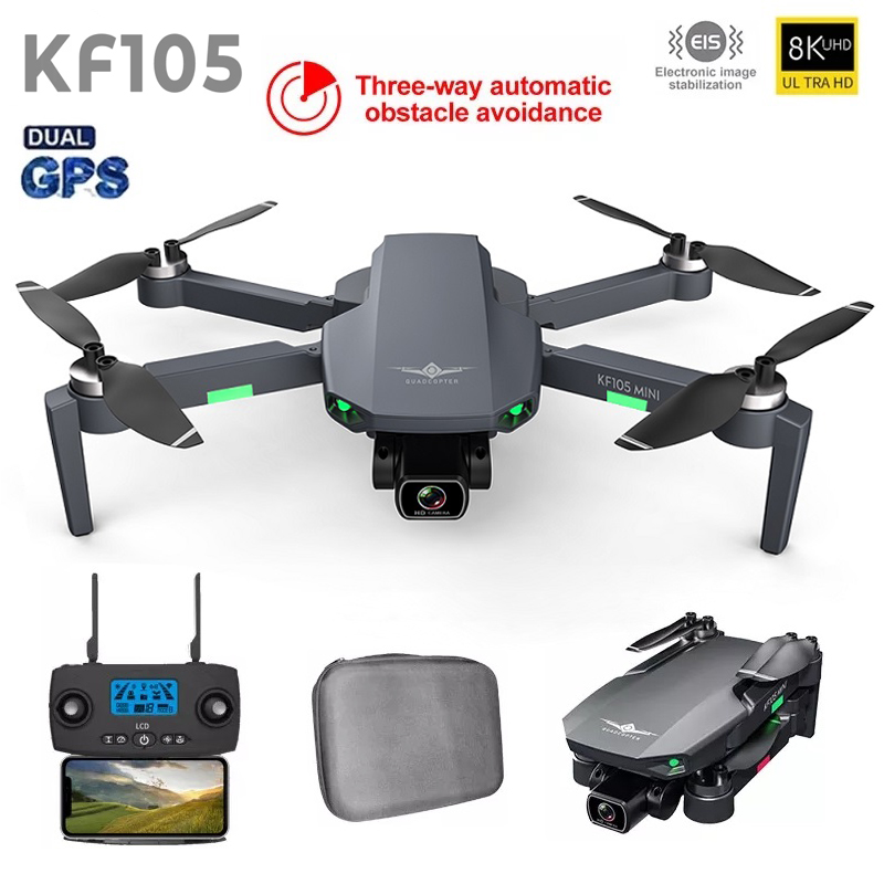 Drone Vs Rc Helicopter - KF105 Profissional GPS Drone 4K HD