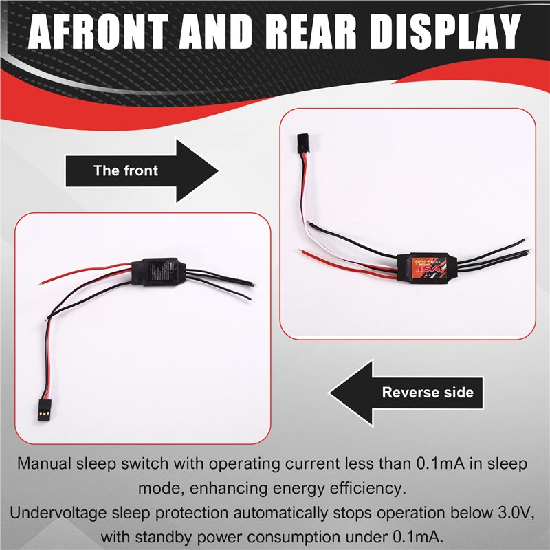 Drone Rc Aircraft - Controlador de Velocidade Elétrico Brushless ESC