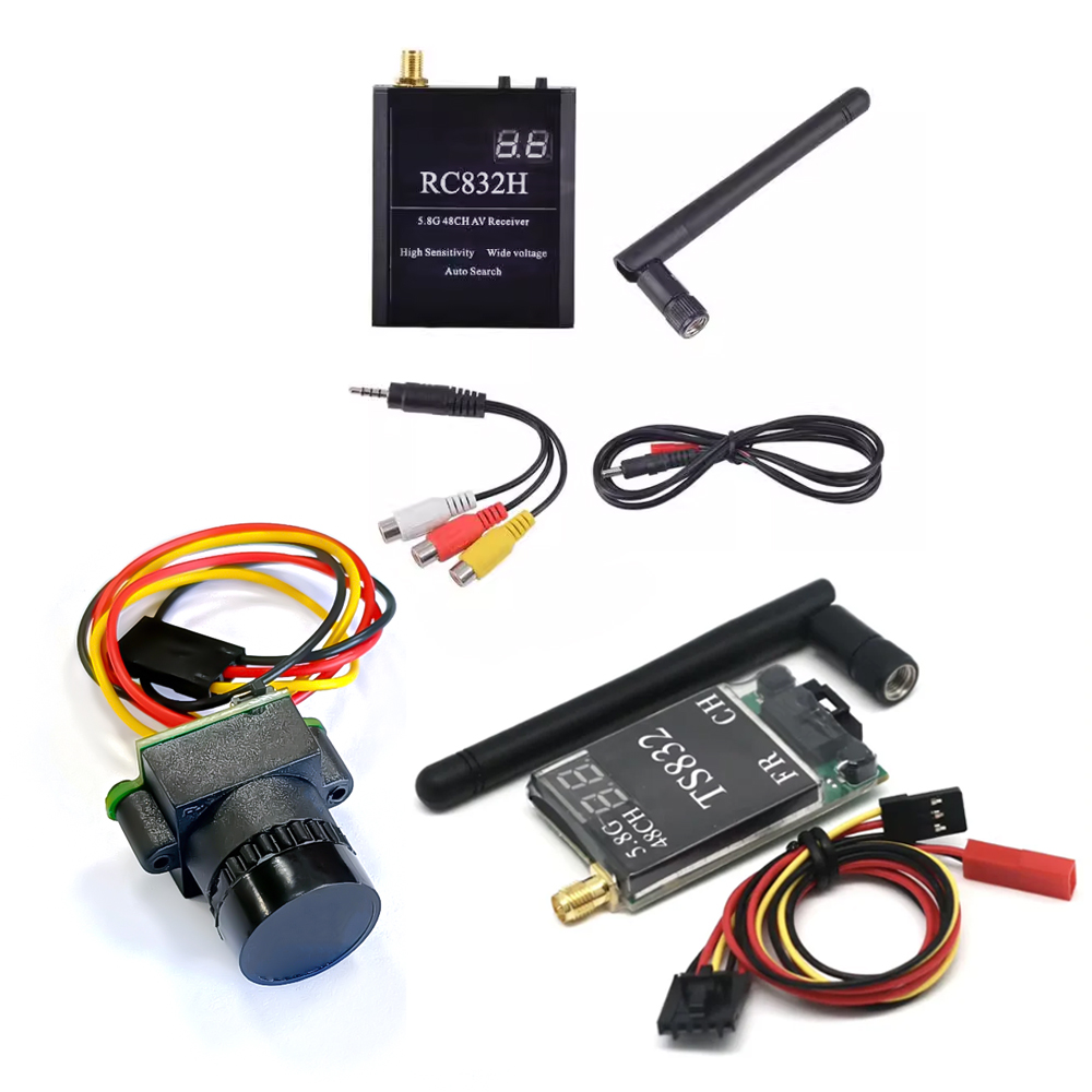 Drone Kf Rc - Transmissor sem fio AV, receptor TS832,