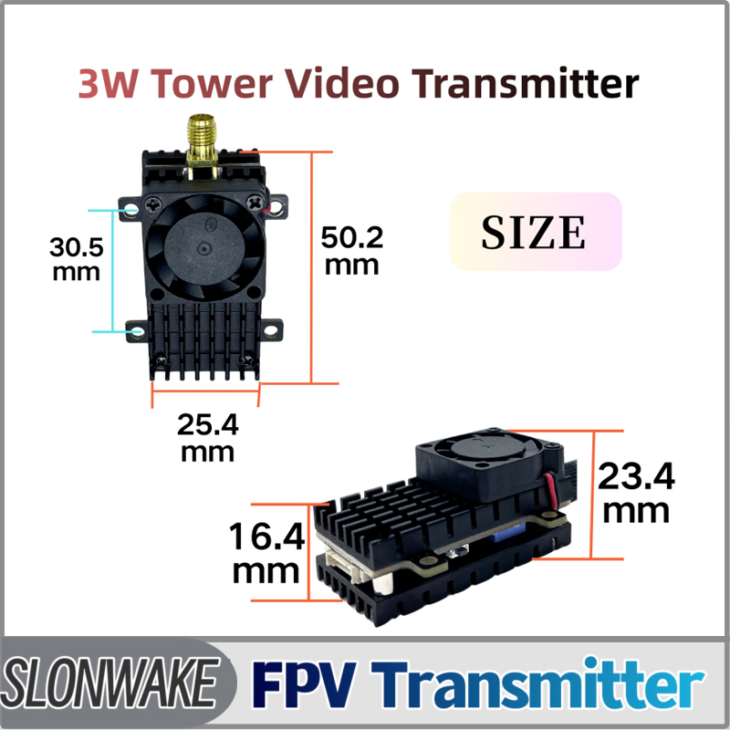 Drone Rc Remote Control - SLONWAKE 5.8G 3000mW Simulação VTX FPV