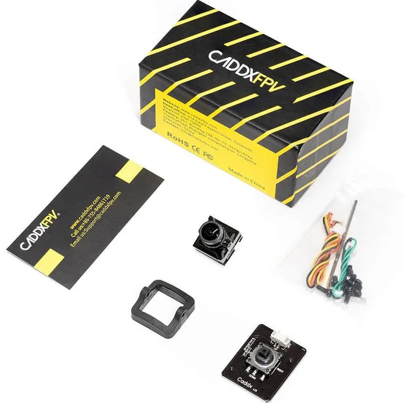 Drone Tech Rc - Caddx Bebê Ratel 2 Nano Tamanho