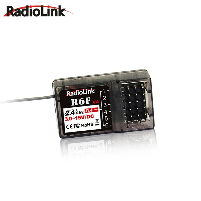 Joystick Rc Drone - Receptor Radiolink R6F de 6 Canais
