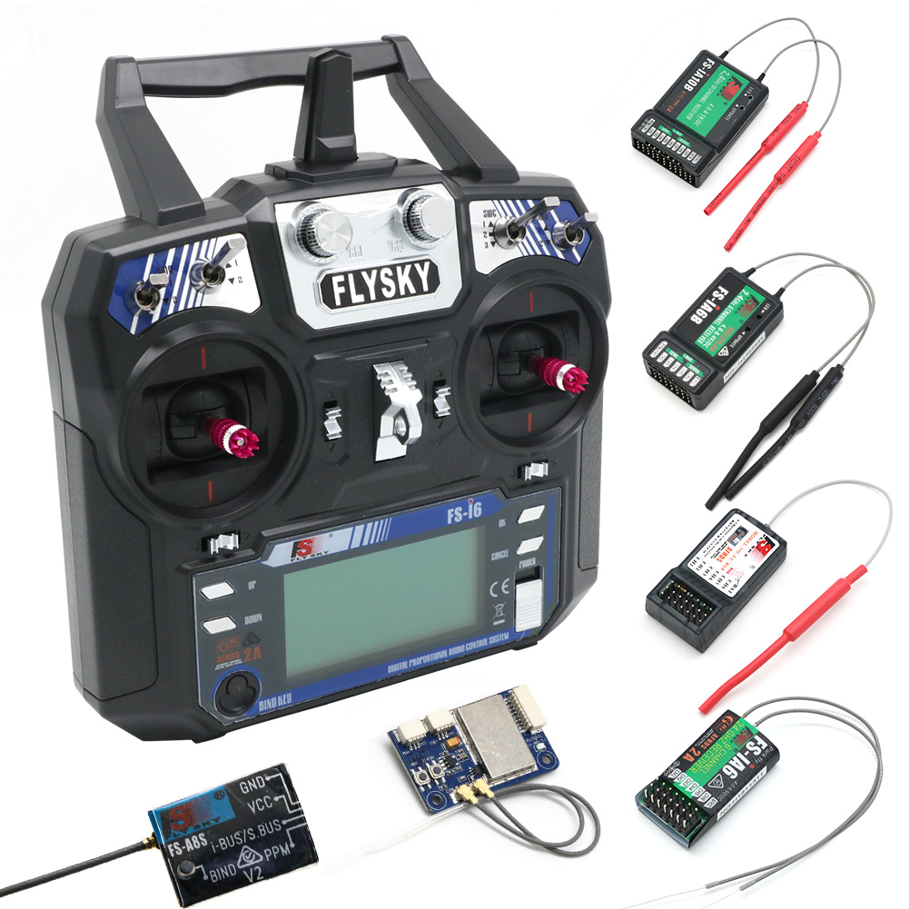 Joystick Rc Drone - Flysky FS-i6 i6 transmissor 2.4g 6ch