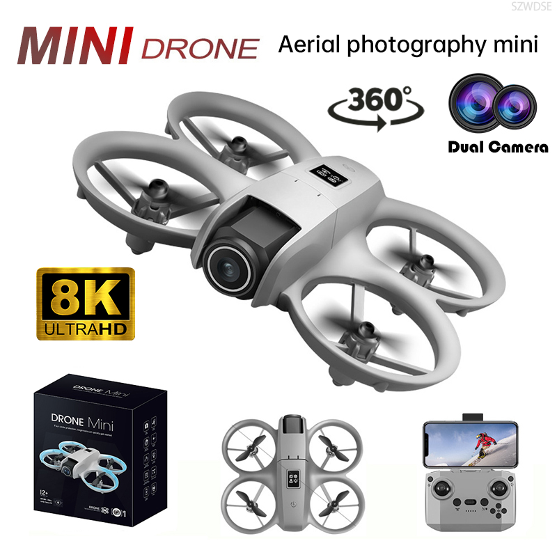 Drone Kf Rc - Mini Drone Profissional com Câmera 8K,