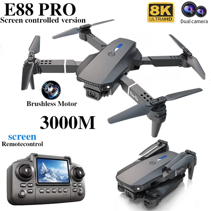 Profissional e88 pro drone com - Drone Kf Rc avaliação e preço