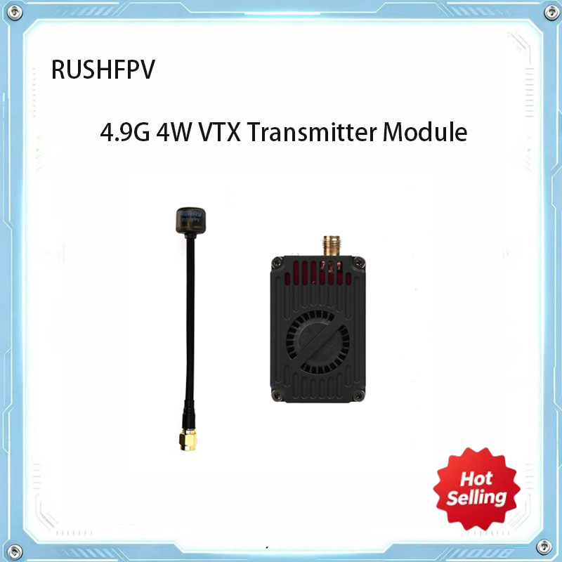 RUSHFPV 4.9GHz 4W VTX Módulo T - Drone Rc Remote Control avaliação e preço