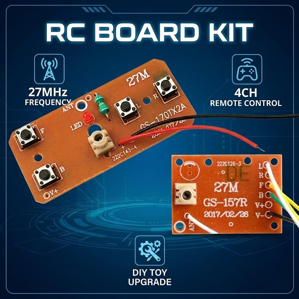 Kit de Controle Remoto 27MHz 4 - Joystick Rc Drone avaliação e preço