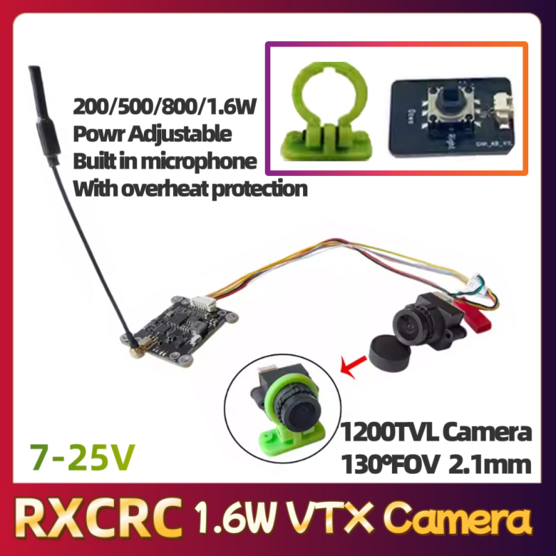 Módulo RXCRC 5.8G 48CH 1.6W VT - Drone Rc Remote Control avaliação e preço