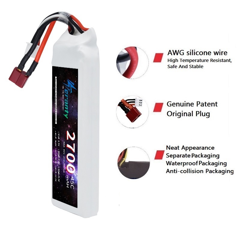 1/3 pçs 2s 7.4v bateria lipo 2 - Drone Tech Rc avaliação e preço