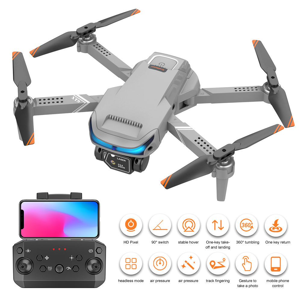 GPS profissional Drone, 4K HD  - Drone Rc Xt9 avaliação e preço