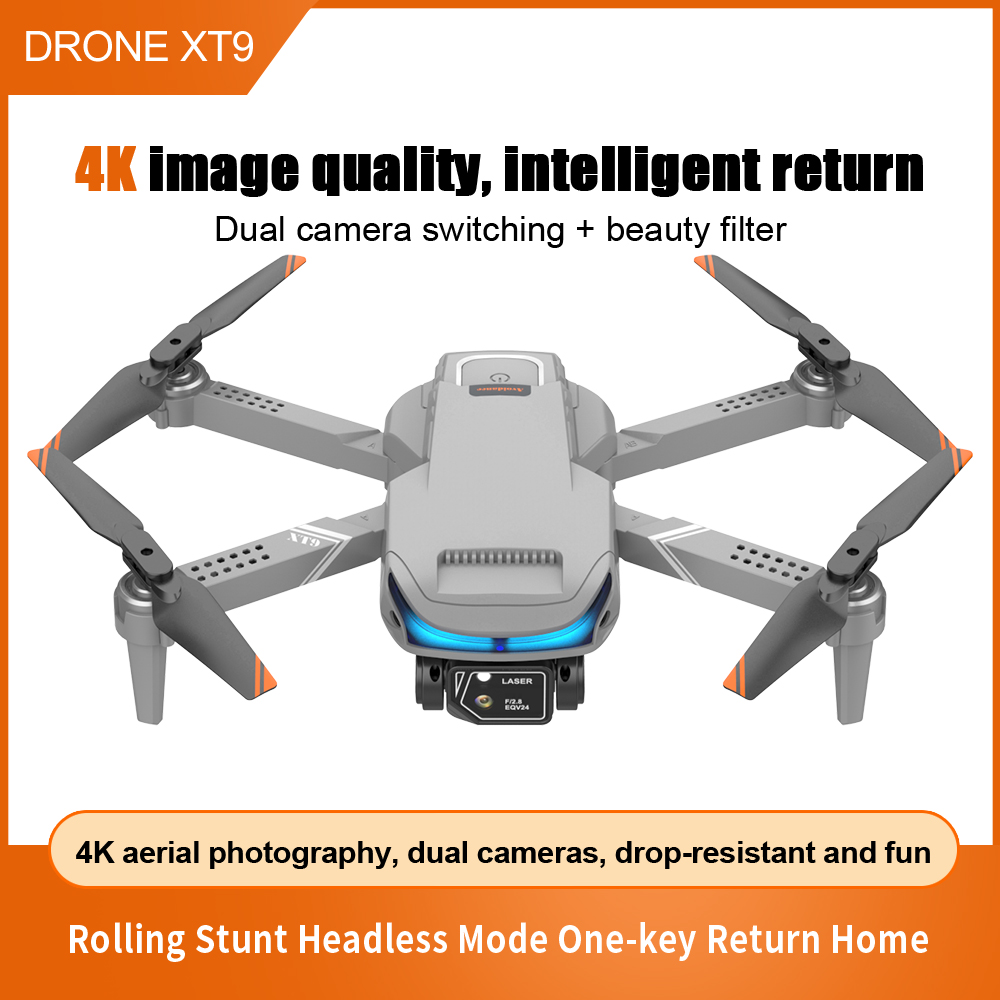 GPS profissional Drone, 4K HD  - Drone Rc Xt9 avaliação e preço