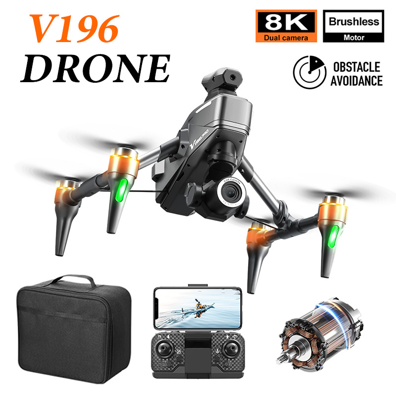 V196 liga pro max drone evitar - Drone V196 Rc avaliação e preço