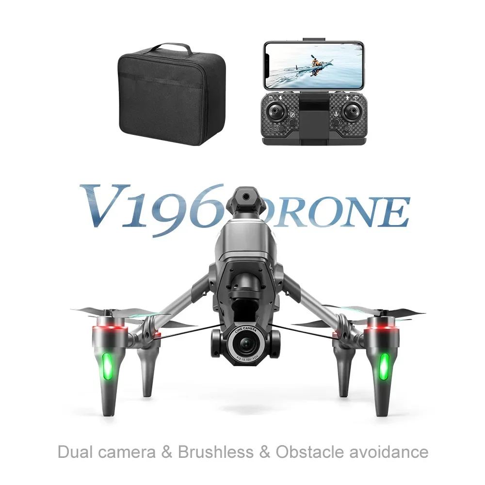 V196 pro 8k hd câmera dupla dr - Drone V196 Rc avaliação e preço