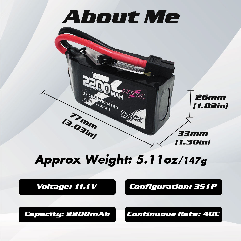 Bateria lipo cnhl 3s 40c 2200  - Drone Rc Link avaliação e preço