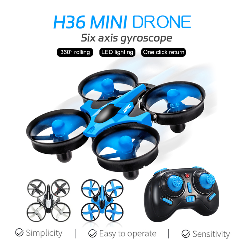 Drone RC Mini JJRC H36 com Mod - Drone Vs Rc Helicopter avaliação e preço