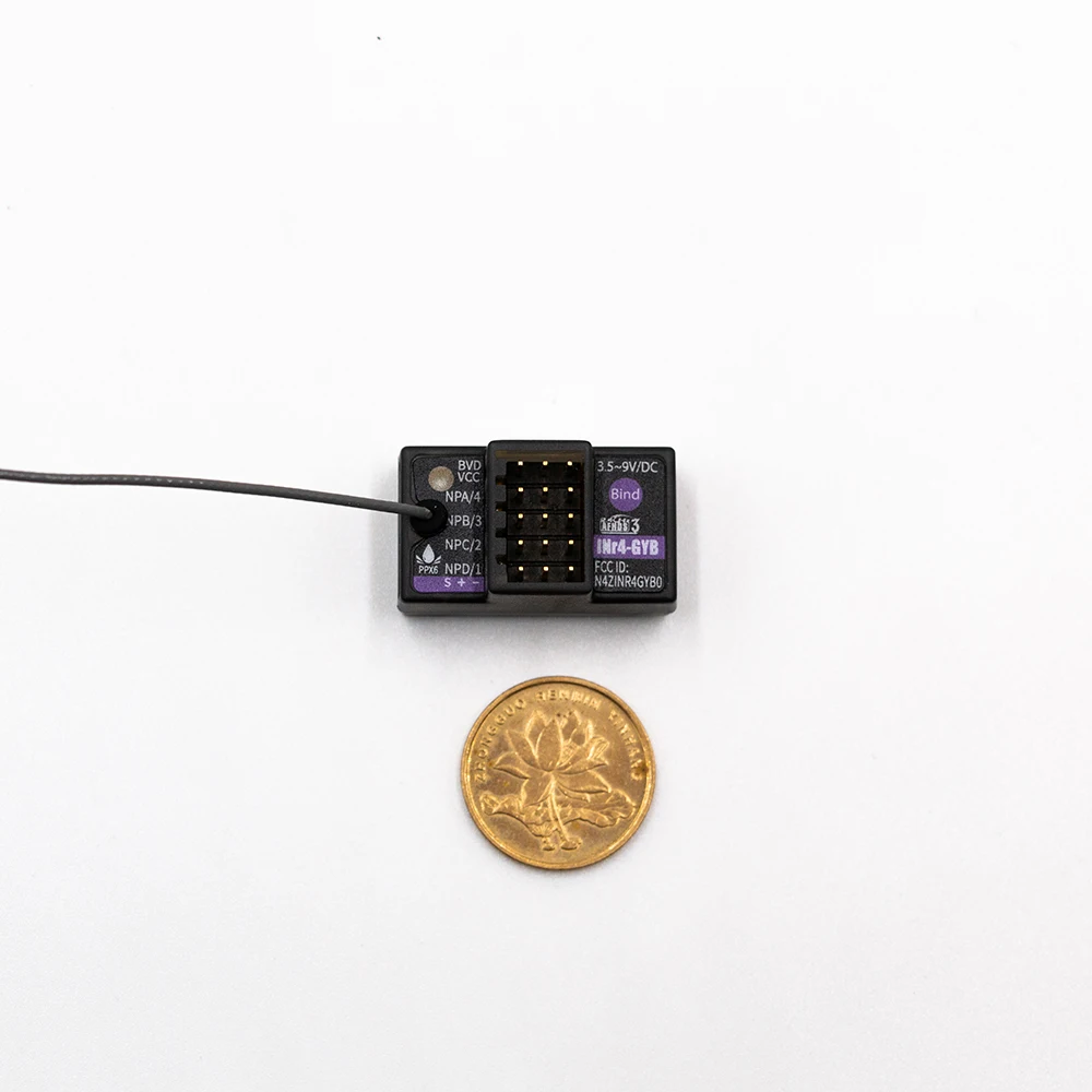 Receptor FLYSKY INr4-GYB de 4  - Joystick Rc Drone avaliação e preço