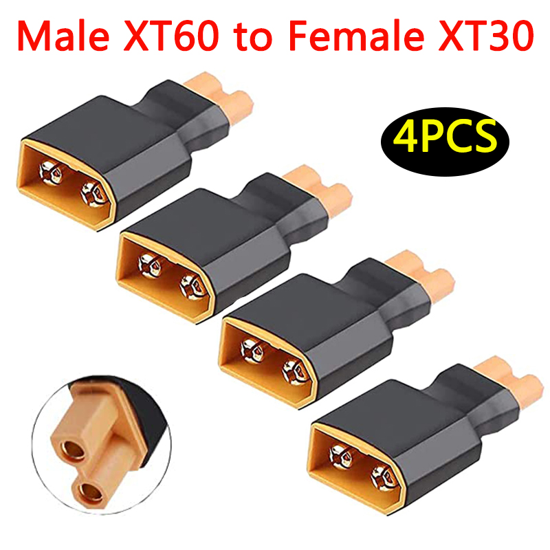 4 pçs xt60 para xt30 plug fême - Drone Rc Link avaliação e preço