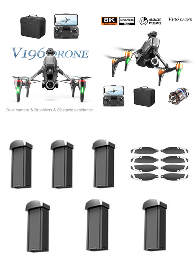 Bateria e Hélices para Drone R - Drone V196 Rc avaliação e preço