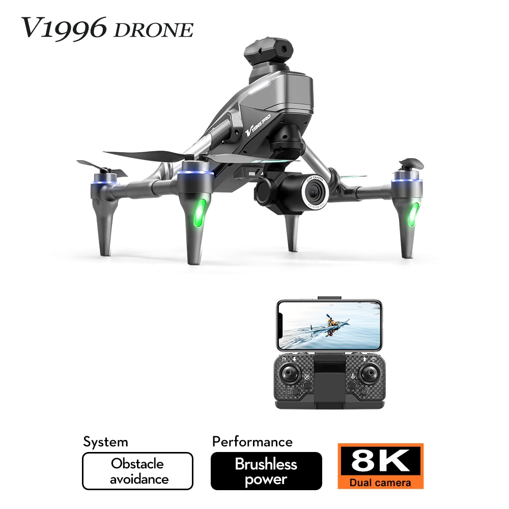 Novo Drone V196 2024 8K Profis - Drone V196 Rc avaliação e preço