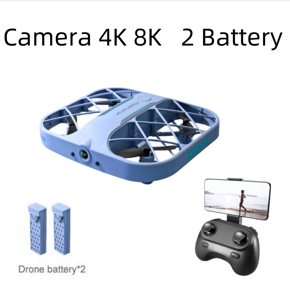 Drone JJRC H107 FPV RC com 2 B - Drone Kf Rc avaliação e preço